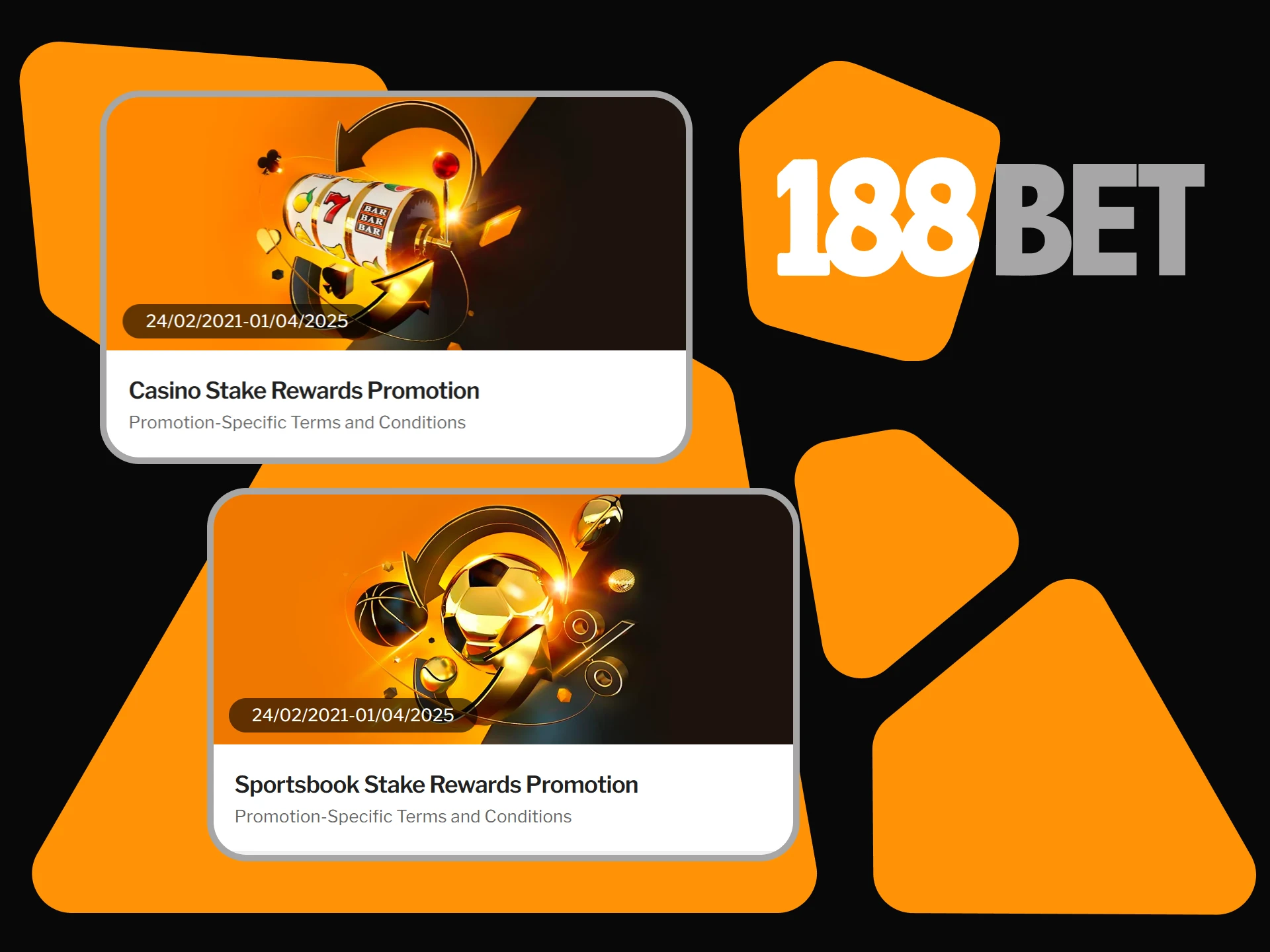 Cashback is given by 188bet to its users.