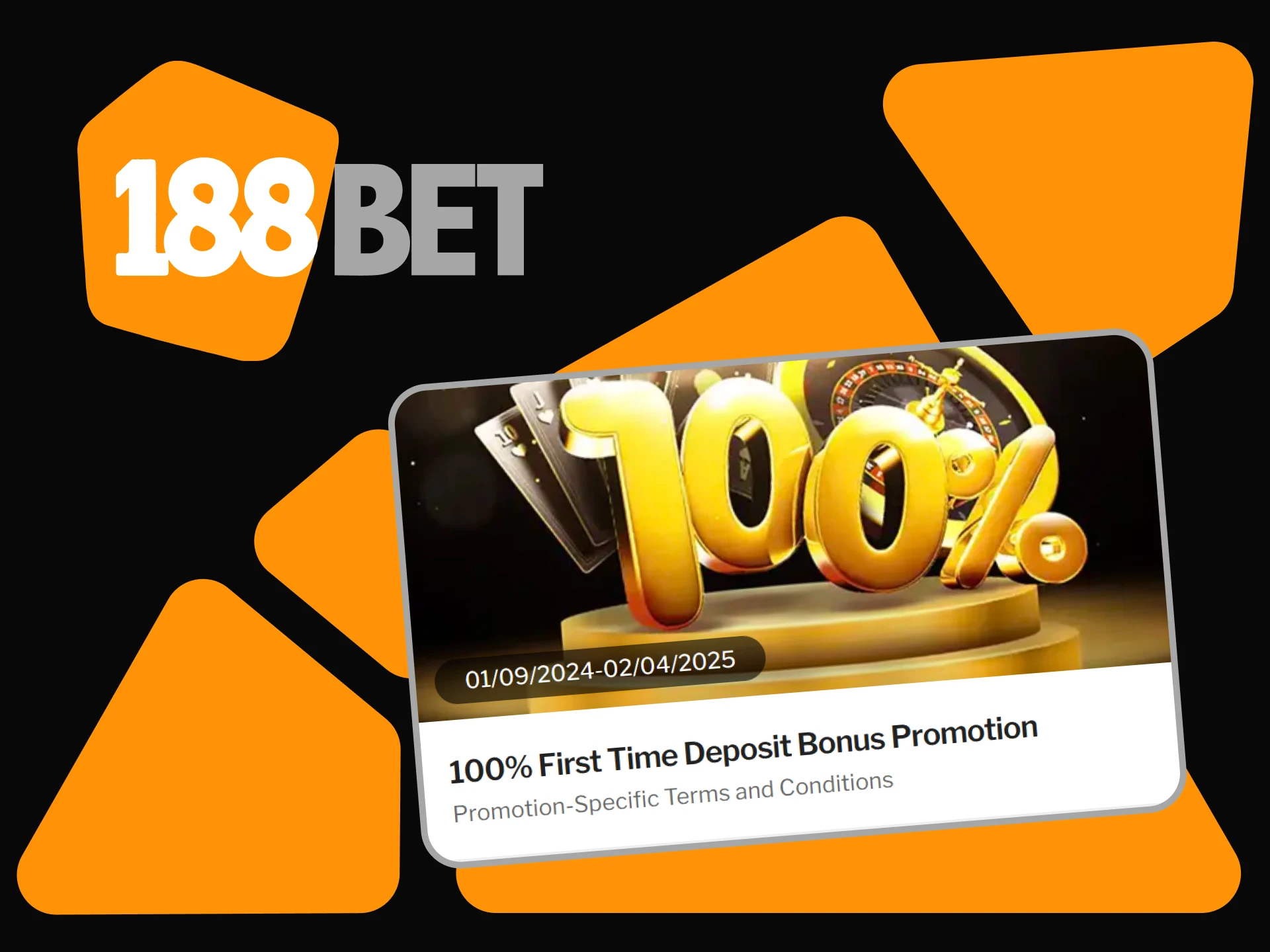 Get your welcome bonus from 188bet.